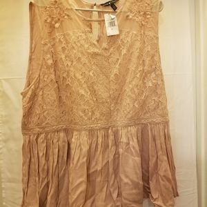 NWT Derek heart women's Blouse 3x